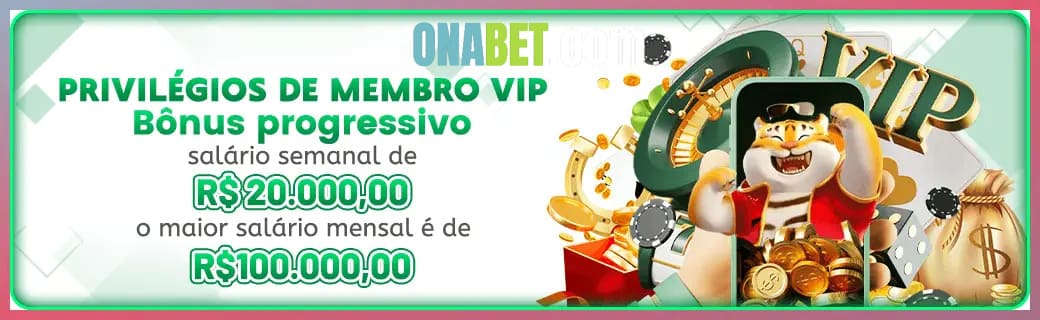 ONABET bônus — cashback 15 por cento e níveis VIP